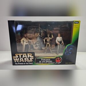 Vintage 90s Star Wars Power of the Force Purchase Droids Figure Skywalker, C-3P0